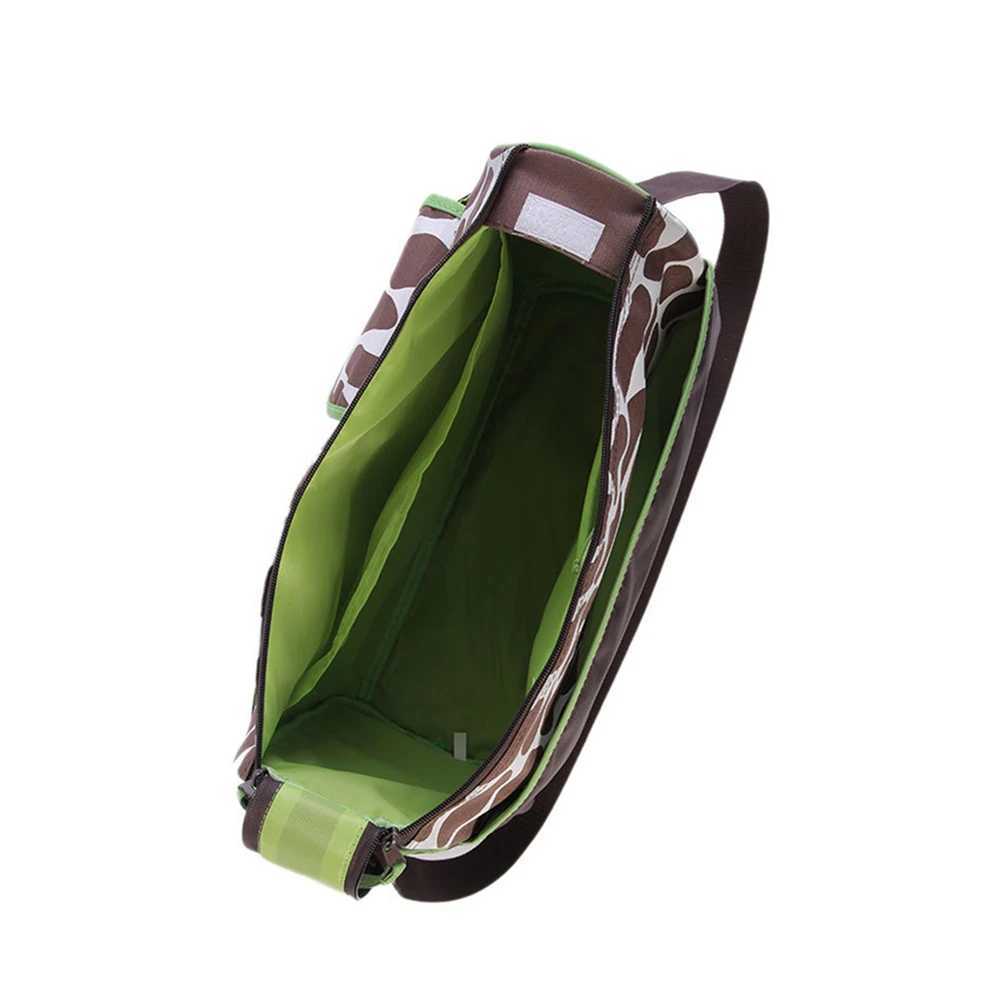 Fashion cartoon giraffe mommy bag large capacity multifunctional oblique span one shoulder mother-and-baby bag diaper bag X250220