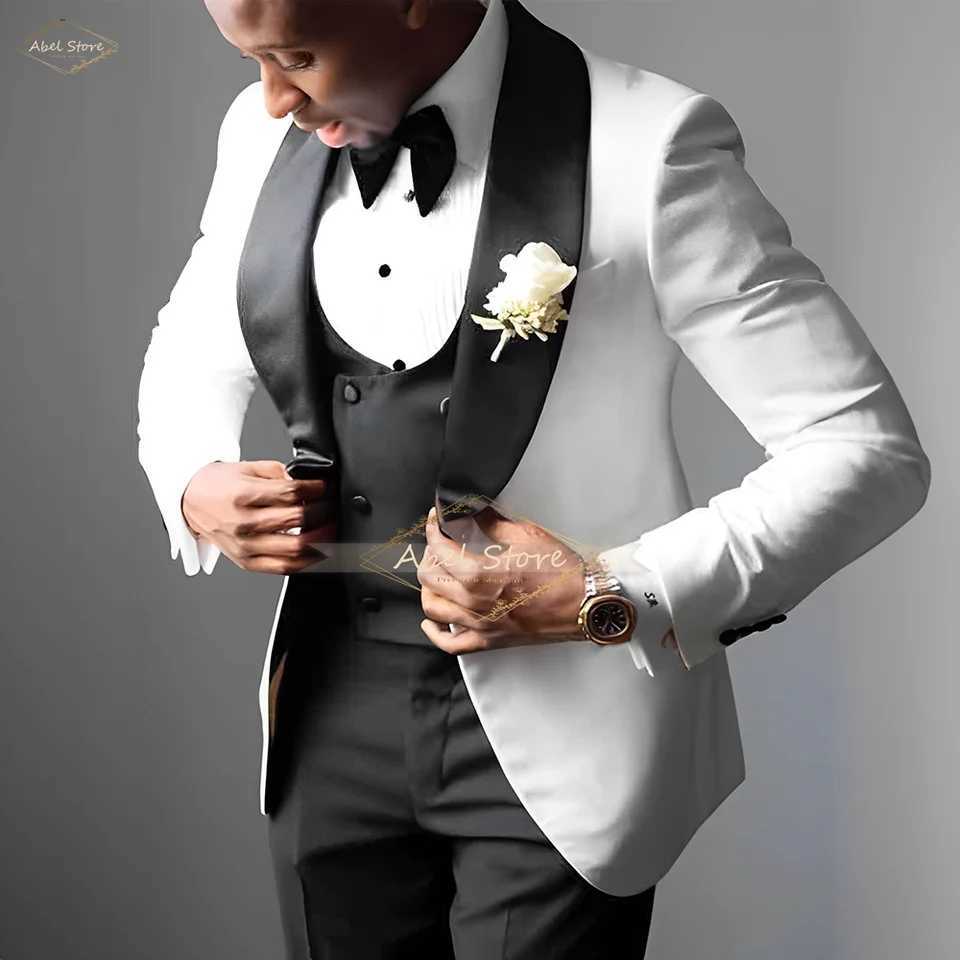 Mens wedding suits elegant mens jackets pants vests 3-piece suits mens groom/groom suits Itan mens suits X250220