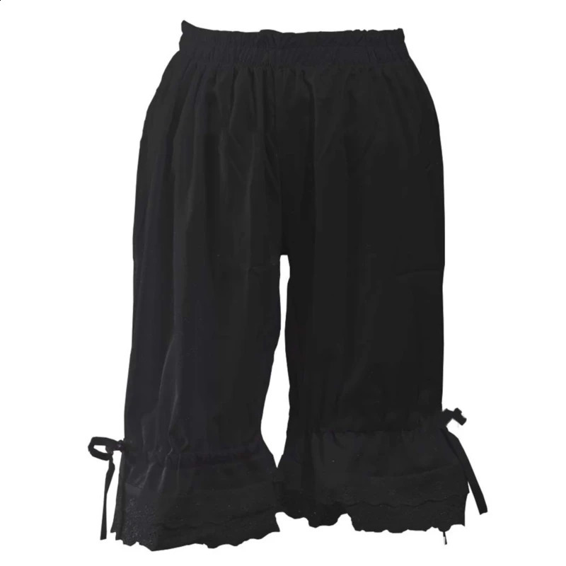 Short Pants Summer lace Women Shorts Fashion Female Wide Leg Pants Casual Loose Elastic Wasit Shorts 250214