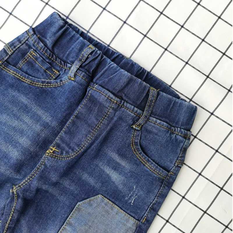 DIIMUU 4-11 year old childrens jeans Trouser clothing boys jeans childrens denim pants spring autumn baby pants toddler bottom Z250220