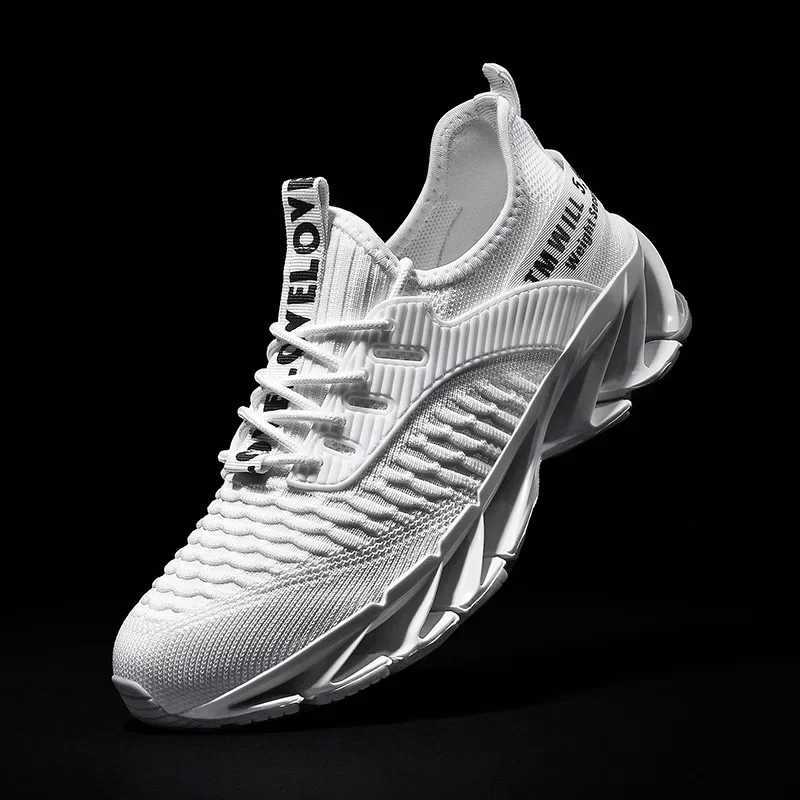 New lightweight mens running shoes comfortable and breathable mesh sports shoes Fi mens casual shoes breathable mesh shoesXJ250324