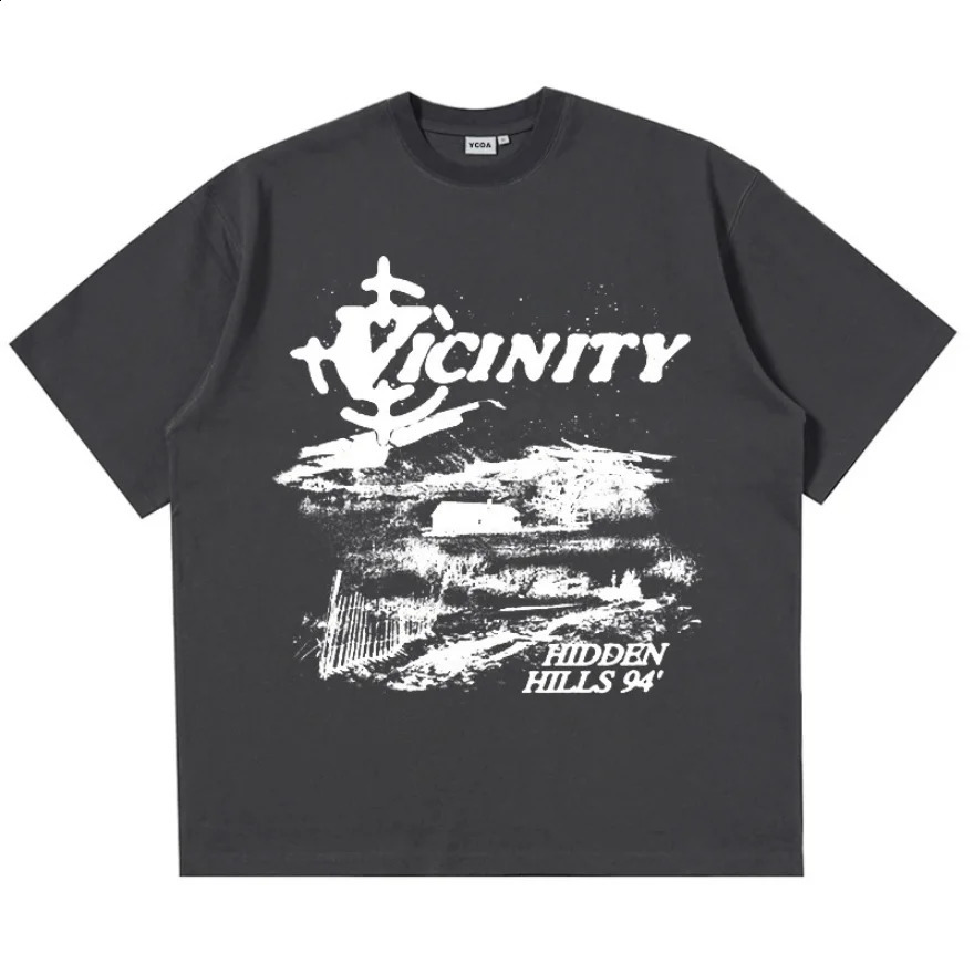 Streetwear Mens TShirts Oversized Cotton Korean Fashion Vintage Graphic Y2k Tops Short Sleeve Tees Harajuku Aesthetic Clothing 250214