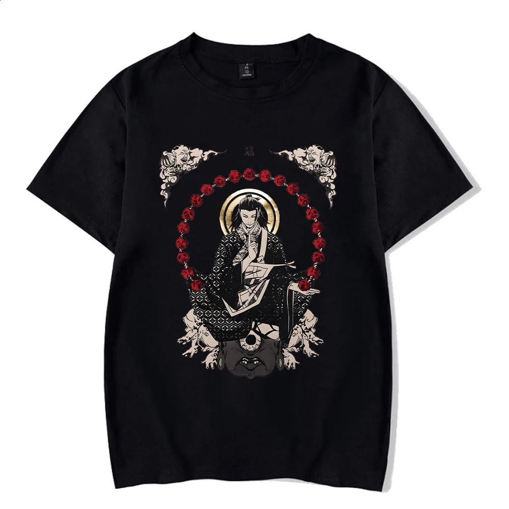 Anime Jujutsu T Shirt Vintage Washed Geto Suguru Tshirts Men Retro Streetwear Short Sleeve Manga Oversized Acid Tops Tees 250213