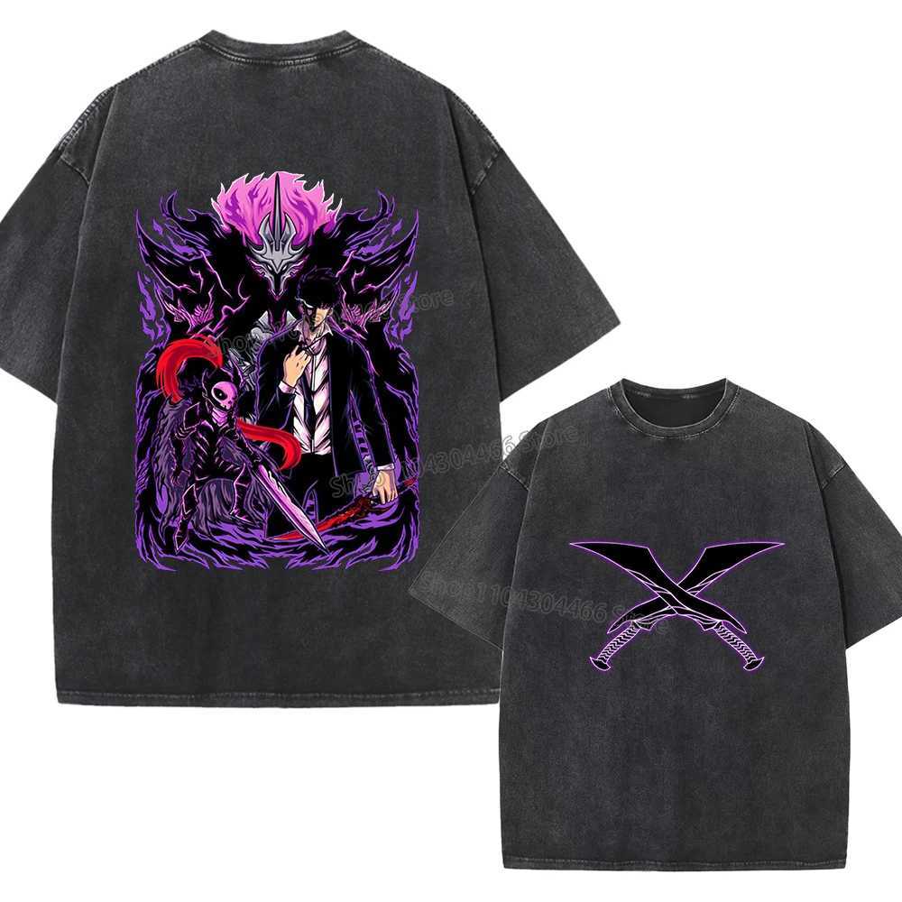 Mens single-layer washable T-shirt womens 230g 00% pure cotton T-shirt retro shirt Y2k clothing oversized shirt fashion clothing gift W250220