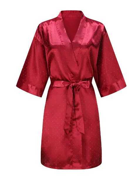 Bridal Gown with s Robe Luxury High Grade Bathrobe Sexy Nightwear Womens Robe Silk Satin Pajamas BrideXJ250220
