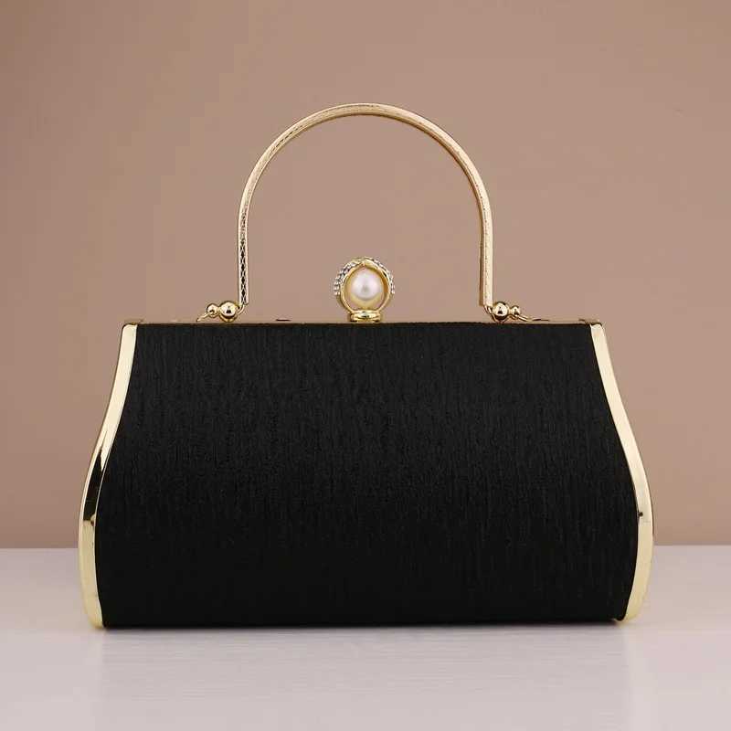 Small clutch handbag with diamonds floral printed wallet luxurious gold evening bag ladies Z250220