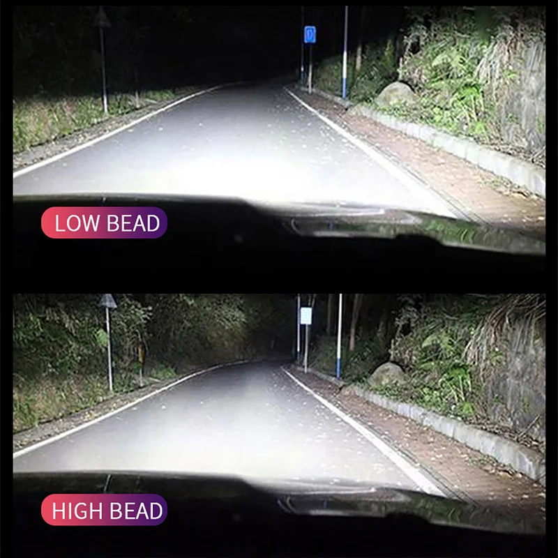 Ultra-Bright 10,000LM LED Car Headlight Bulbs - 50W, 12V, 6500K Cool White - Energy-Efficient, Easy Installation, Waterproof Durable - view 6