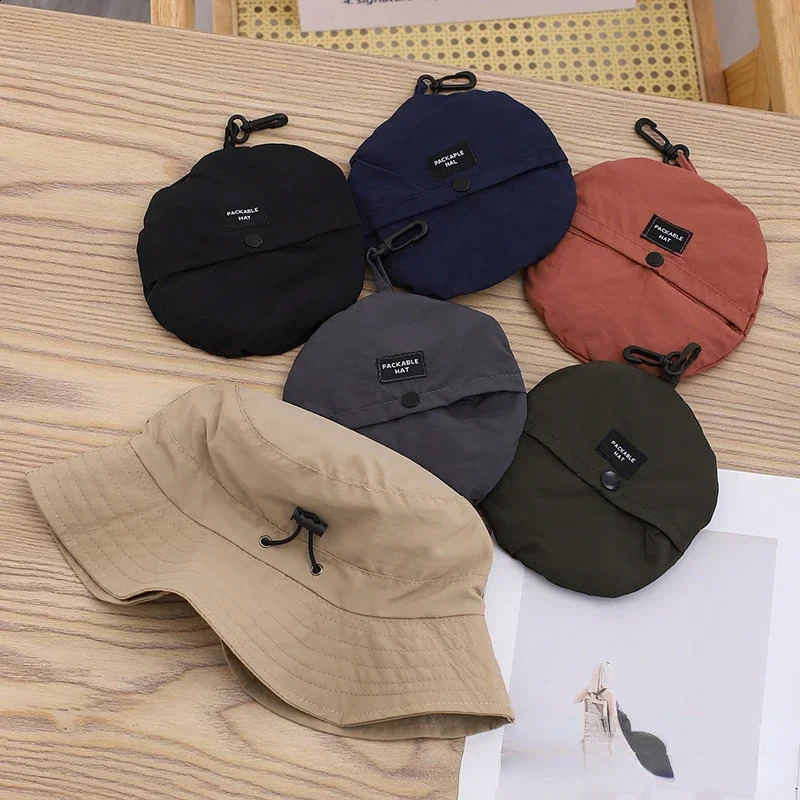 Fisherman Hat Women Men Foldable Waterproof Fast Dry Summer Sun AntiUV Protection Camping Hiking Mountaineering Outdoor Caps 250210