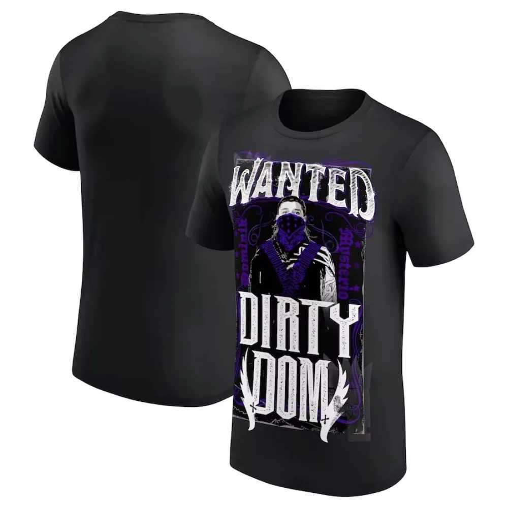Men's T-Shirts Jacob Fatu Wolf Black Familys T-shirt 2024 New Wrestling Hot Selling New Summer Short Sleeved Cotton Tee Casual Oversize Top z2502
