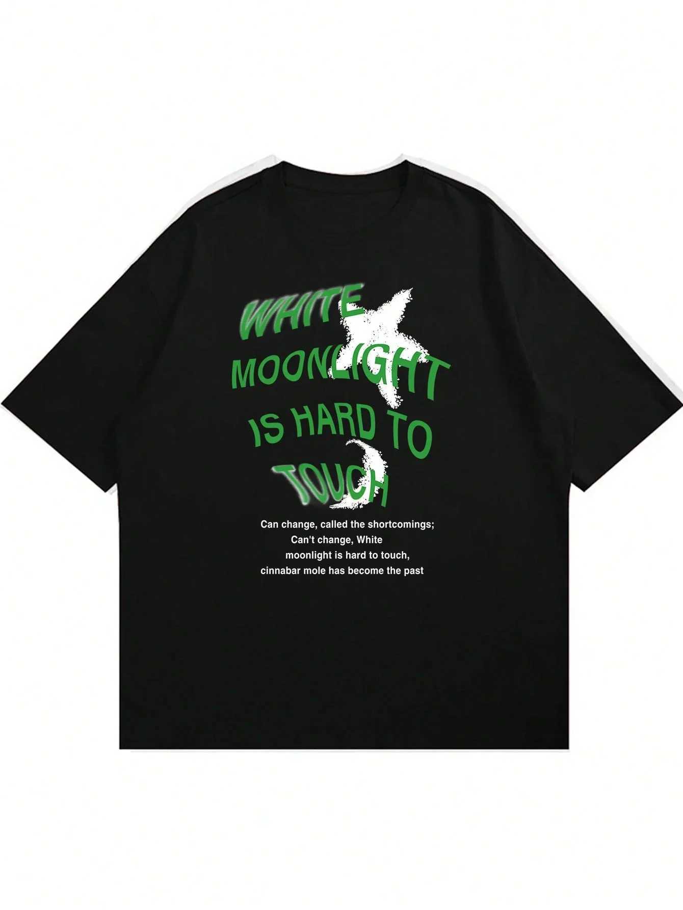 Bizarre Graffiti Printed American Short Sleeve T-Shirt Couples Half Sleeve Tops Mens and Womens Street W250220