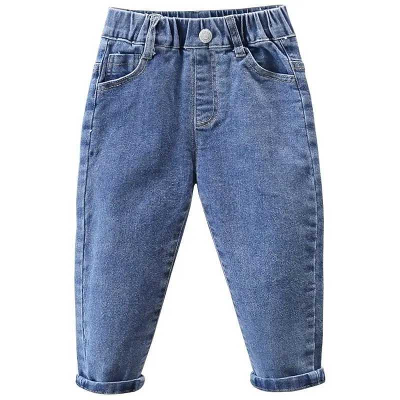Kids Boys Jeans Spring and Autumn Trousers Childrens Stretch Slimming Pants Baby Casual Pants Z250220