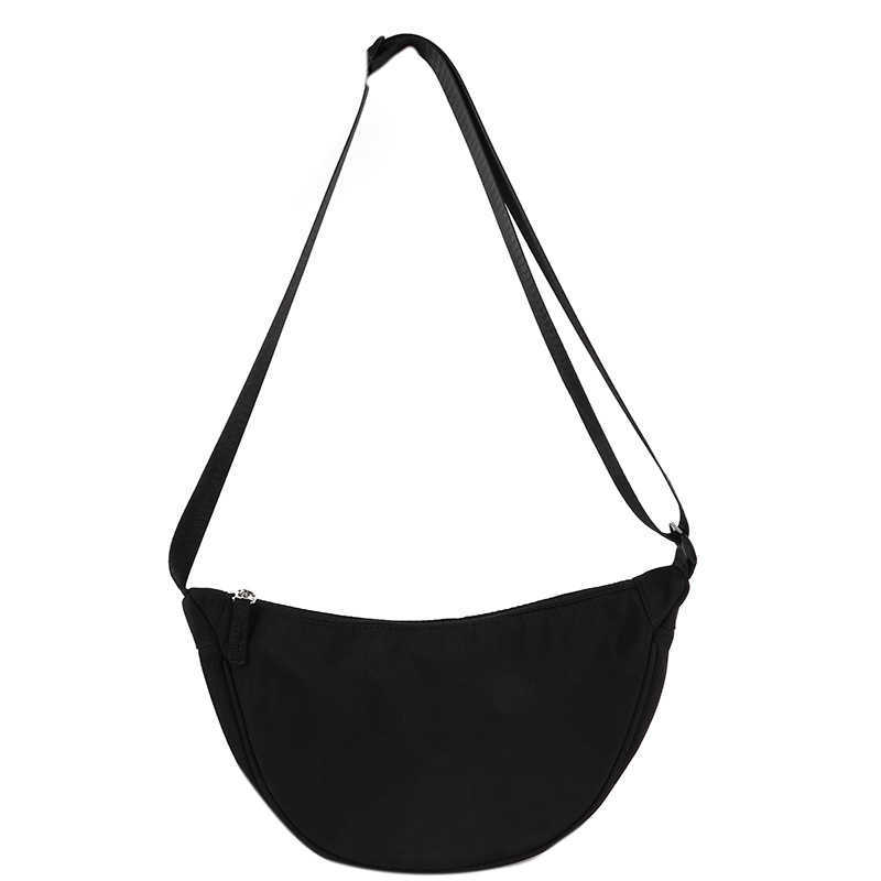 Dumpling Bag Crossbody Bag Female Student Style Nylon Shoulder Bag Female Instagram Style Versatile Lightweight Female Minimalist Armpit Bag Female 24