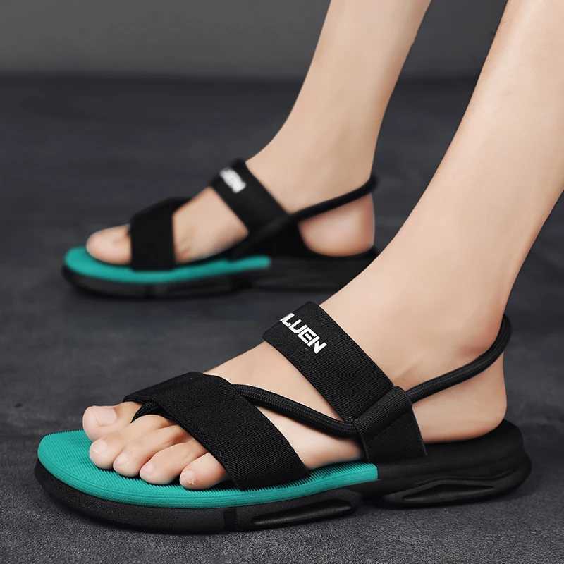 New Arrival Summer Roman Beach Shoes Flip Flops Slip on Flats Slippers Men Slides New Dropshiping Mens Sandals Mens Sandals T250220