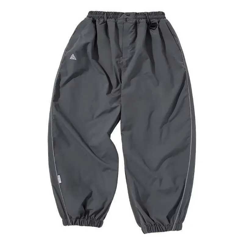Ski Pant Loose-Fit Waterproof Wear-Resistant And Windproof Single Board Skiing For Men And Women Snowboarding PantsT250220
