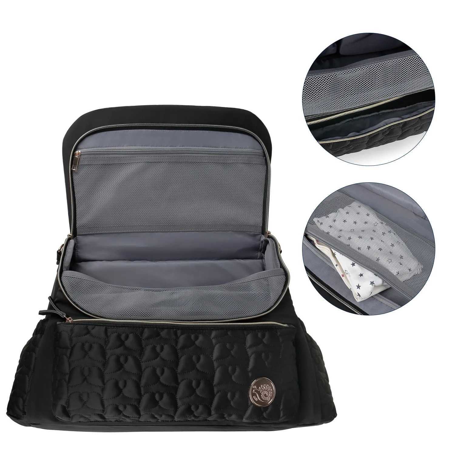 Baby Diaper Bag Backpack For Maternity Nappy Bag Removable Shoulder Straps Fashion Waterproof Mommy Handbag With Changing Pad X250220