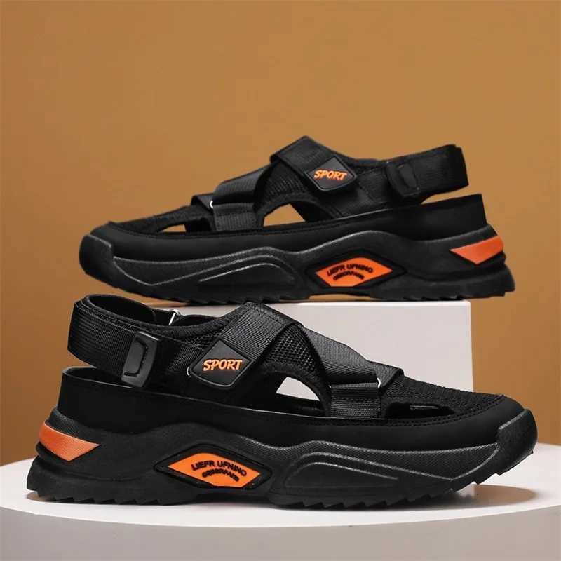 New Arrival New Design Mens Hollow Out Shoes Height Increasing Simplicity Style Beach Holiday Platform Sandals Casual Shoes T250220