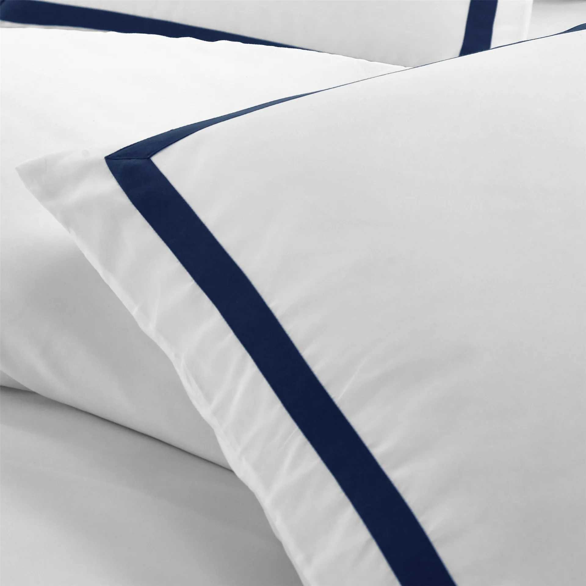 Stitching Comforter Bedding Set for Home Hotel American Style Bed Linen Luxury Splicing Double Quilt Duvet Cover Pillow CasesXJ250220