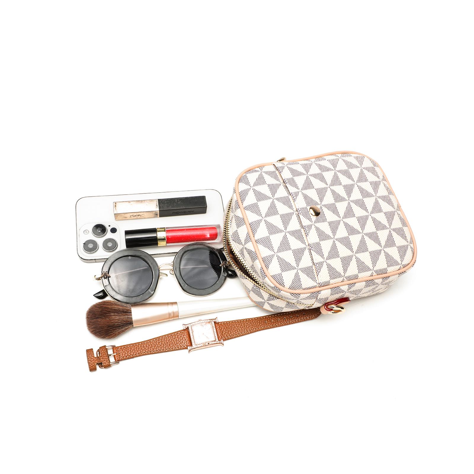 Chic Windmill Patterned Women's Shoulder Bag - Compact & Versatile Crossbody Handbag