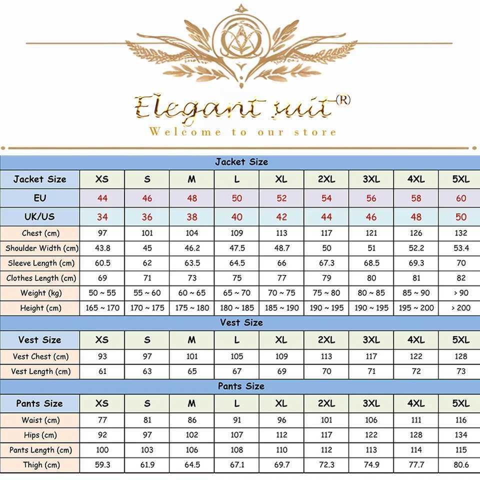 Mens wedding suits elegant mens jackets pants vests 3-piece suits mens groom/groom suits Itan mens suits X250220