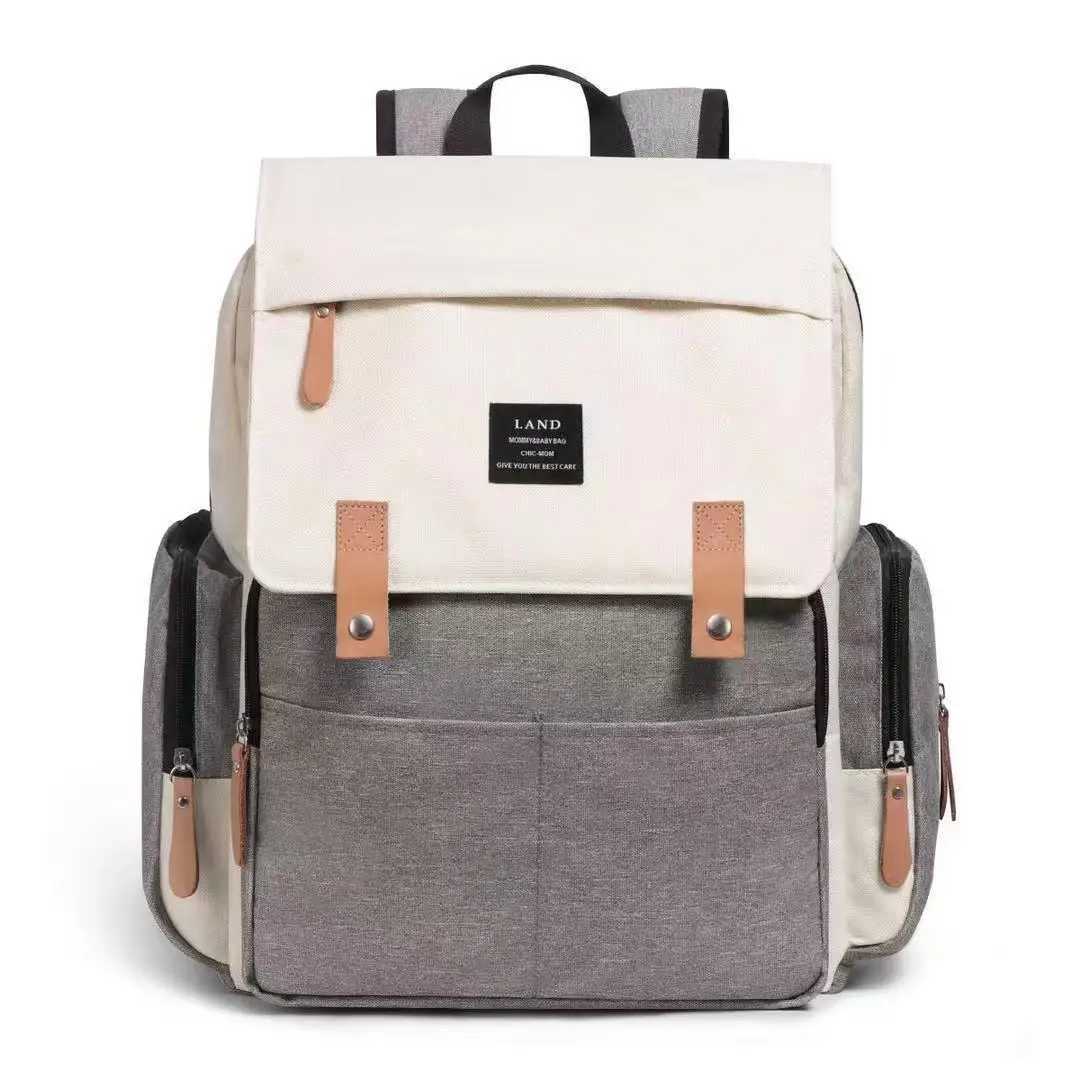 Mommy Bag Leather High-grade Backpack Mother Backpack Crossbody Bag X250220