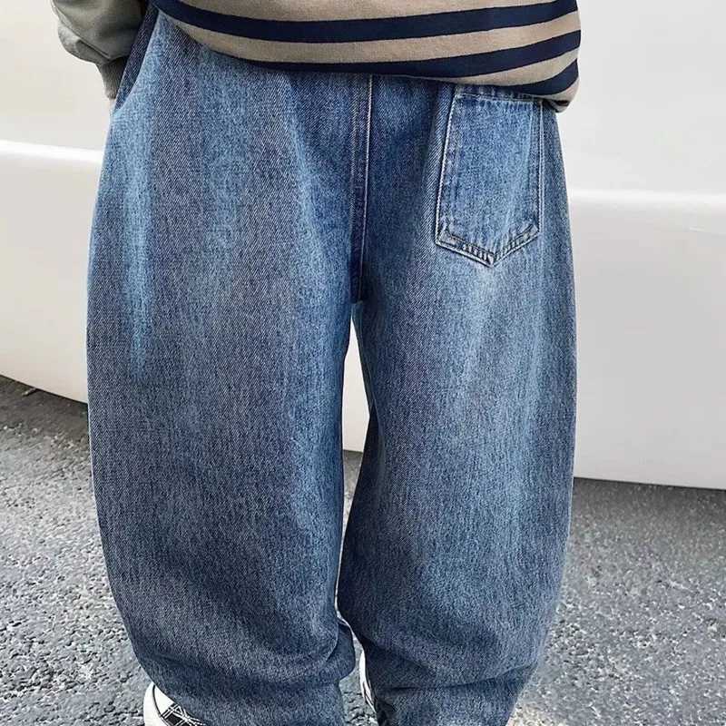 Teenage Casual Boys Summer Clothes For Teenagers Teen Kids Jeans Pants Childrens Boys Clothing Child Trousers Loose New Z250220