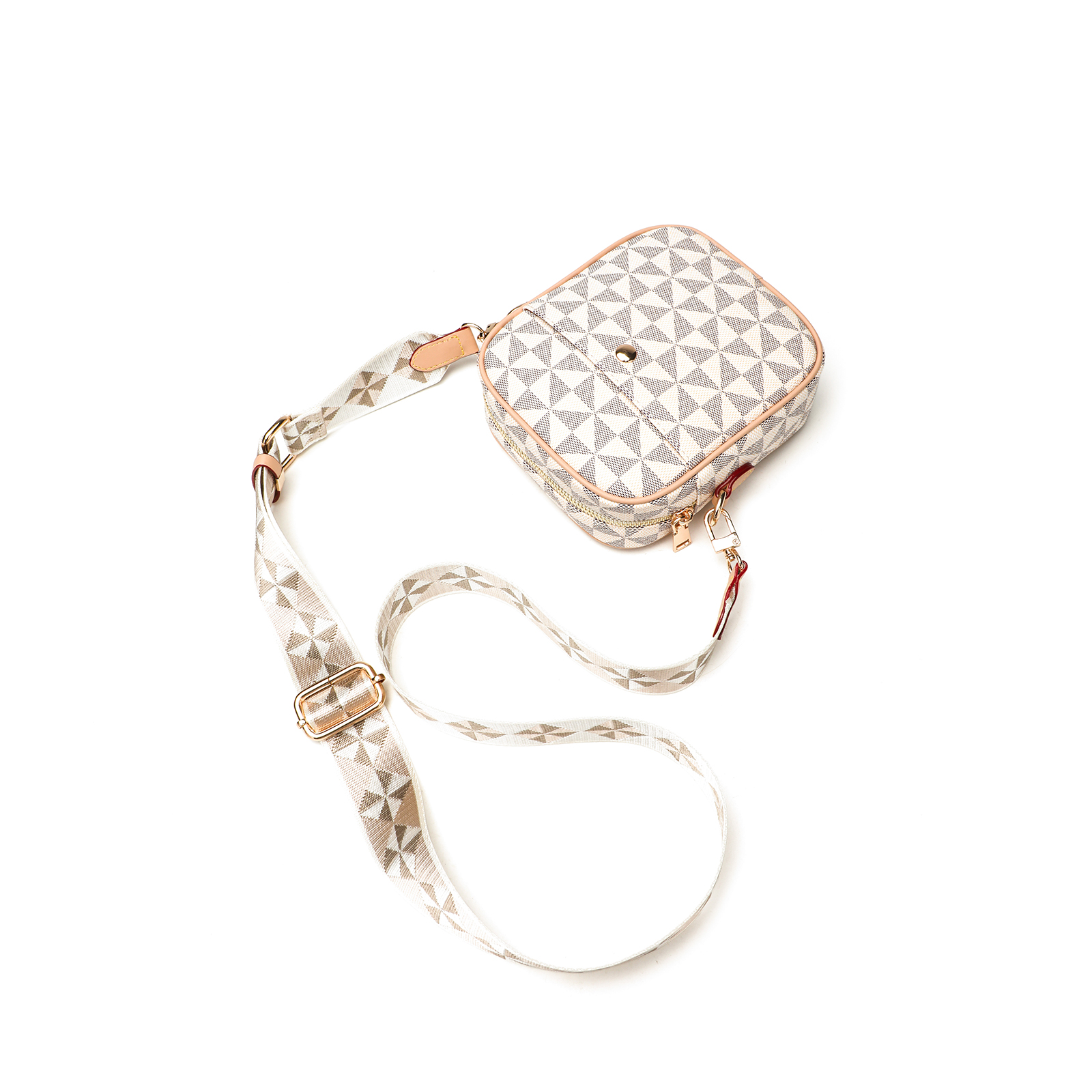 Chic Windmill Patterned Women's Shoulder Bag - Compact & Versatile Crossbody Handbag