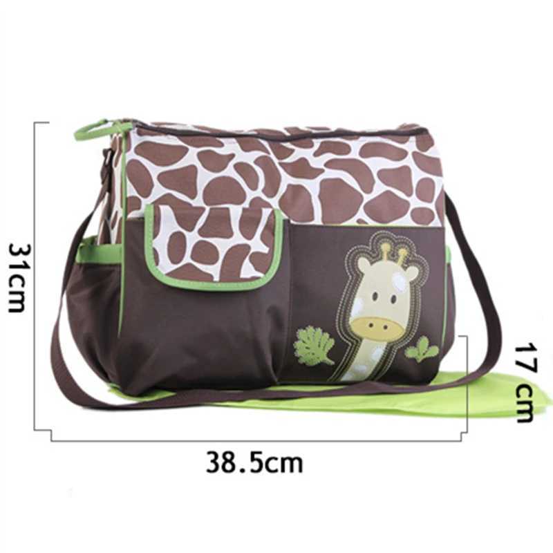 New printed single shoulder mother bag large capacity multifunctional slimming urine bag X250220