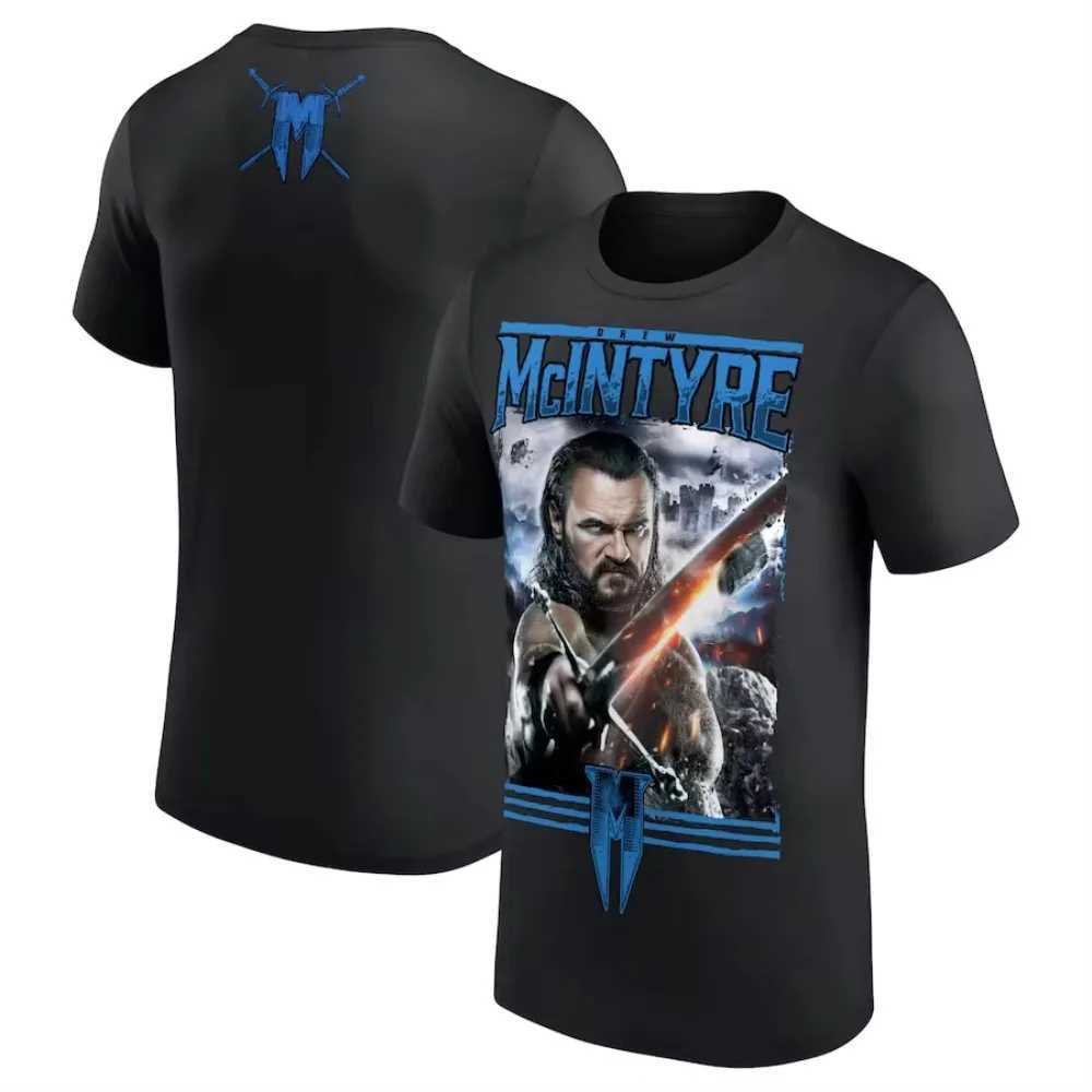 Men's T-Shirts Jacob Fatu Wolf Black Familys T-shirt 2024 New Wrestling Hot Selling New Summer Short Sleeved Cotton Tee Casual Oversize Top z2502