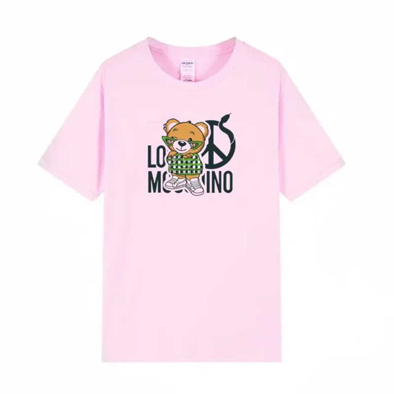 2025Short sleeve cotton T-shirt for men and women casual and fun clothing oversized stylish summer new 2025 W250220