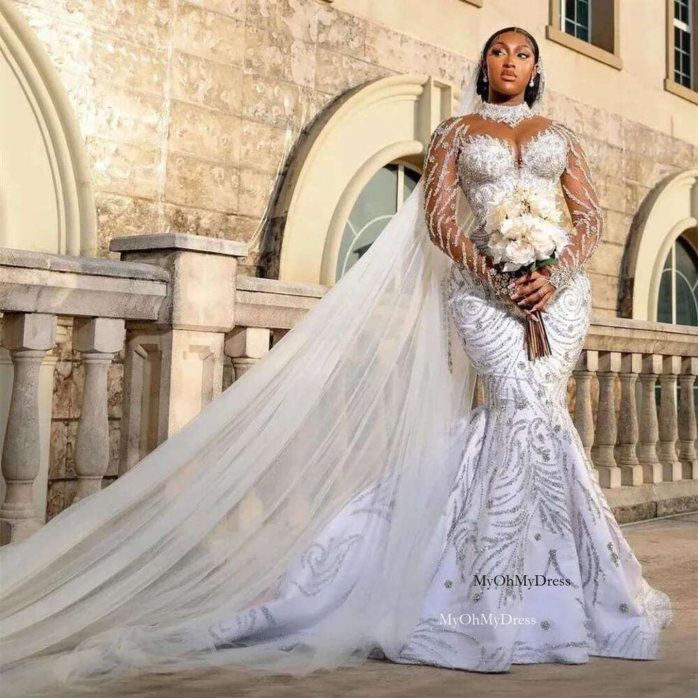 Abiti Da Sposa Sirena A Maniche Lunghe V Suggere Cappe Chile Applicili Alla 3D …