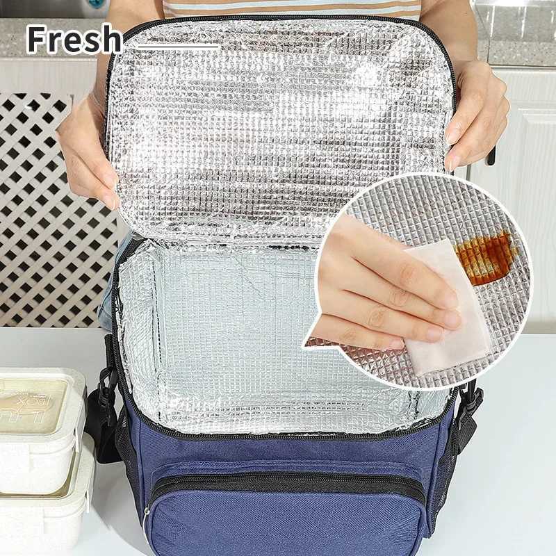 Dog Travel Bowls Bags Insulated Lunch Bag Large Lunch Bags for Women Men Reusable Lunch Box Bag With Adjustable Shoulder Strap Cooler Tote Hangbag H25