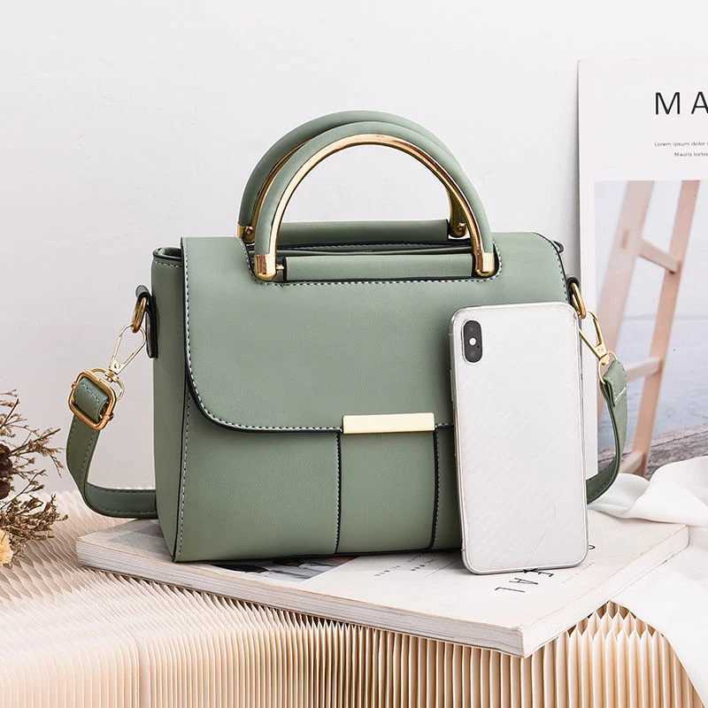 New Arrival Womens simple handbag PU leather shoulder bag fashion small handbag designer cross body bag daily womens shopping handbag T250218