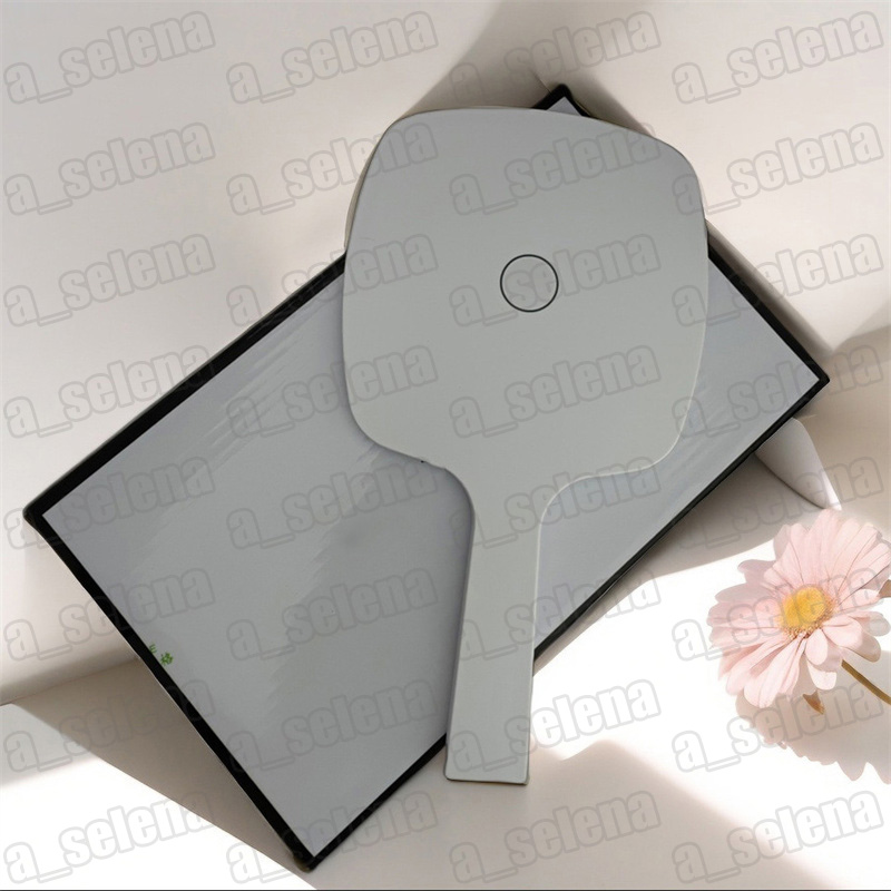 Brand Compact Mirrors Classic Handle Single Side Mirror Portable Make Up Mirror with box