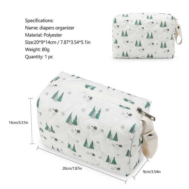 Baby Diaper Bag Embroidery Mommy Bag Reusable Storage Handbag For Stroller Travel Mommy Pouch Cactus Rainbow Printed X250220