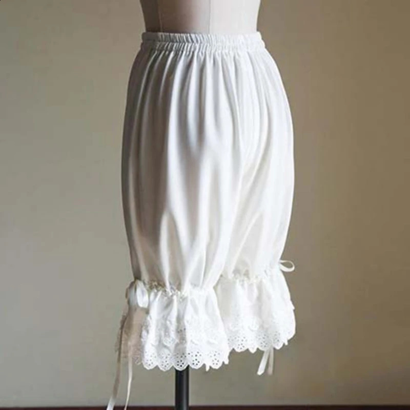 Short Pants Summer lace Women Shorts Fashion Female Wide Leg Pants Casual Loose Elastic Wasit Shorts 250214