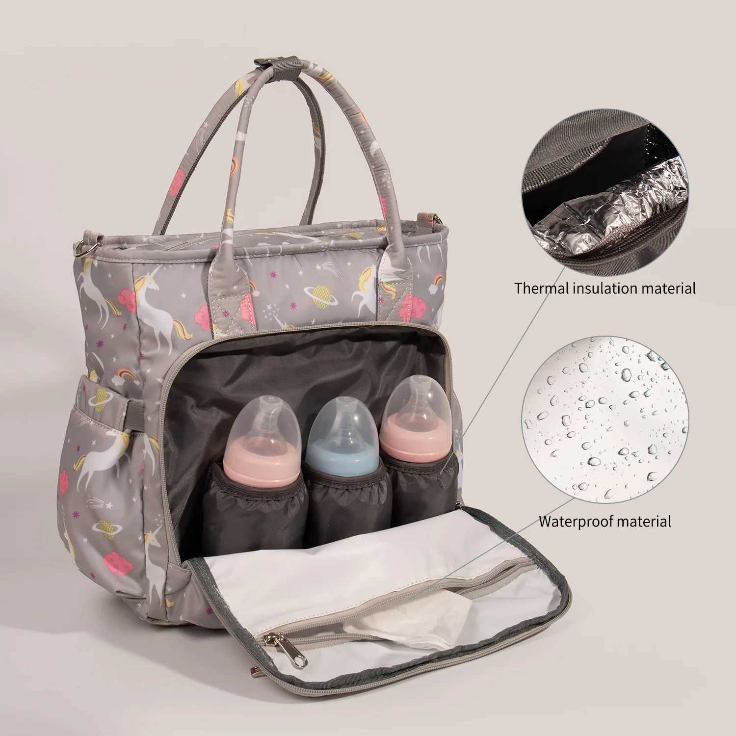 Lequeen Multi-function Mummy Maternity Bag Large Capacity Baby Bag for Mom Travel Stroller Bag Baby Stuff Organizer Diaper Bags X250220