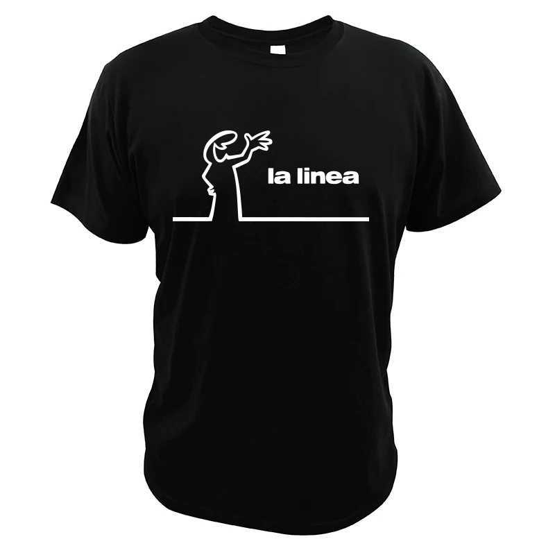 La Linea TV Series Print Mens Shirt Fashion Trend Harajuku Streetwear Casual O-neck Oversized Short Sleeve Summer Hot Sale Tops W250220
