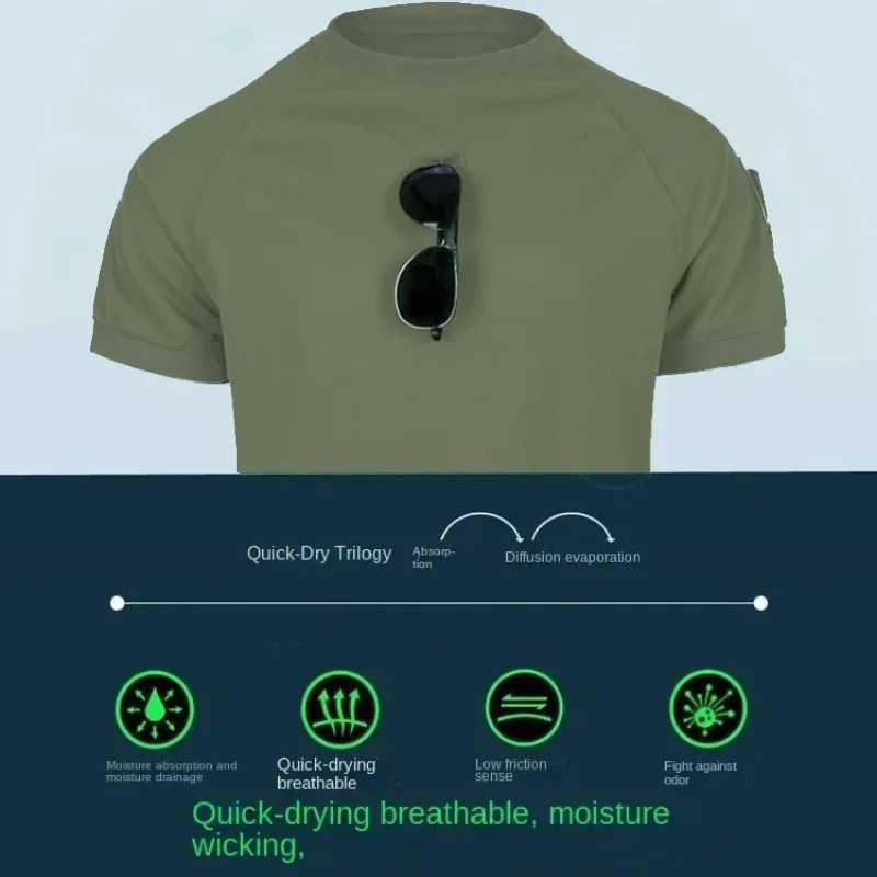 Short Sleeve Compression Running T-shirt Men Quick Dry Sport Shirt Gym Clothing Fitness Training Sportswear Jogging Clothes W250220