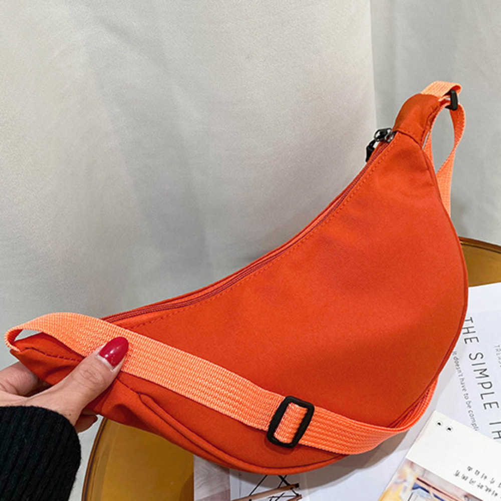 Dumpling Bag Crossbody Bag Female Student Style Nylon Shoulder Bag Female Instagram Style Versatile Lightweight Female Minimalist Armpit Bag Female 24