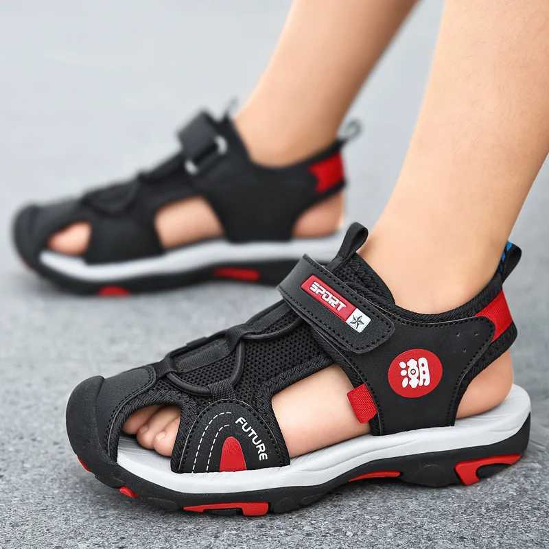 Children Breathable Sport Summer Sandals for Boys Casual Beach Shoe Comfortable Soft Sole Kids Fashion Non-slip Sandals W250221 z250513