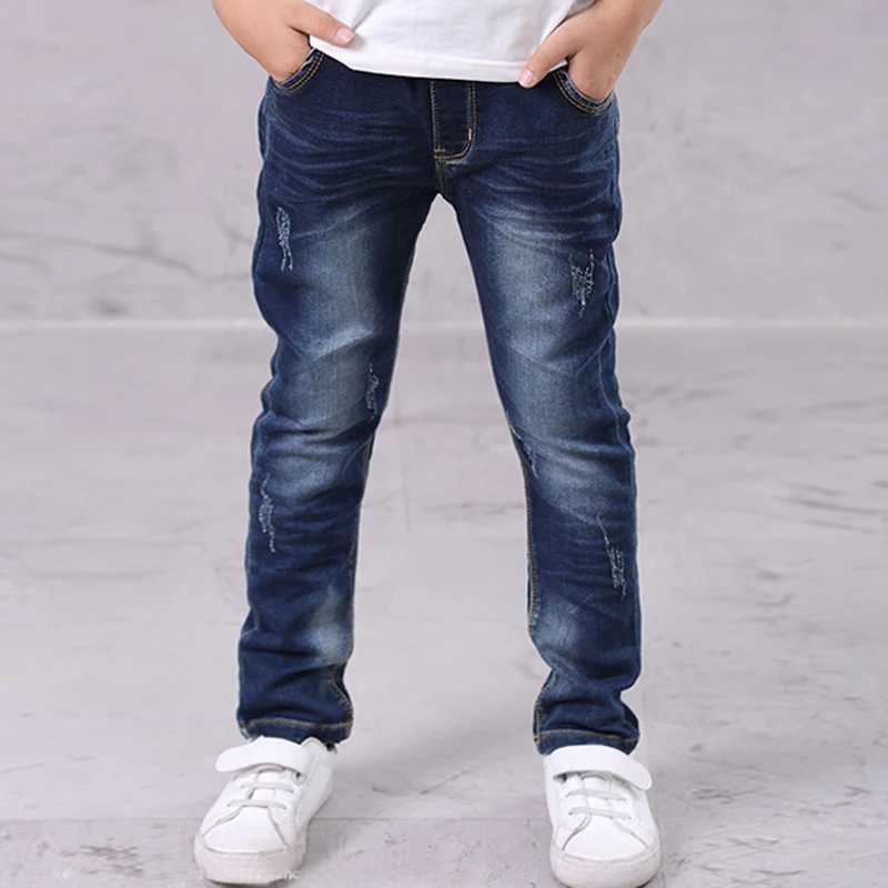 Children boys girls jeans pants children clothing bottoms boys skinny jeans Trousers 4 5 6 7 8 9 10 11 years old Z250220