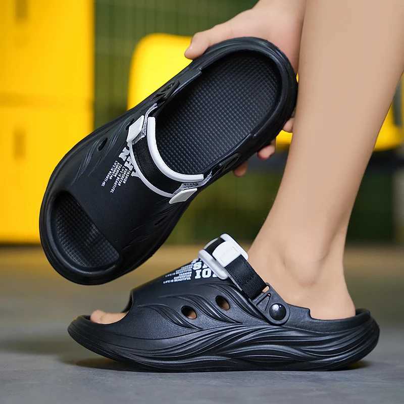 New Arrival New Mens Outdoor Sandals Slippers Beach Comfortable Slides Soft Clogs Design Men Casual Garden Shoes Men Women Beach Sandals T250220