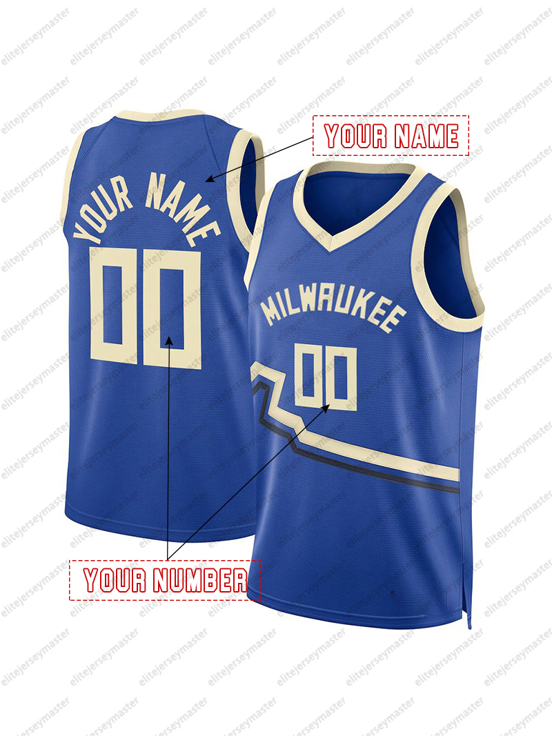 Kuzma Antetokounmpo Turner Custom Basketball Jersey Lillard Lopez Green Personalized Customized Jerseys Custom Any Number Name
