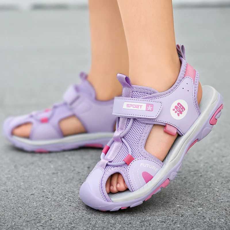 Children Breathable Sport Summer Sandals for Boys Casual Beach Shoe Comfortable Soft Sole Kids Fashion Non-slip Sandals W250221 z250513