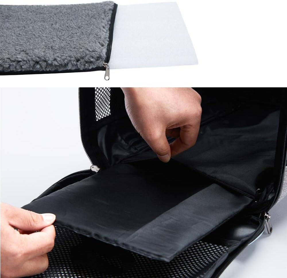 Pet carrier for small cats 16 LBS Soft side small dog travel carrier Foldable carrying bag Sturdy transport carrier for long distance travel