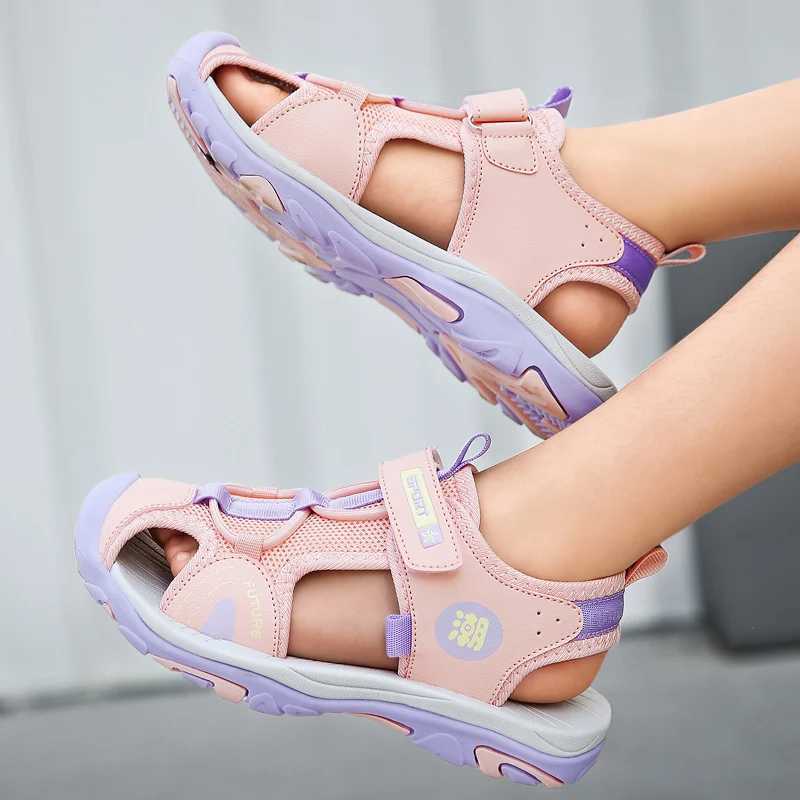 Children Breathable Sport Summer Sandals for Boys Casual Beach Shoe Comfortable Soft Sole Kids Fashion Non-slip Sandals W250221 z250513