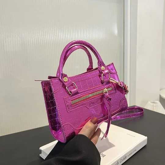 Silver Woman Bag Shoulder Fashion Trend PU PVC Girl Lady Bags Handbag Cosmetic Case Purses Tote Womens Hand Bag for Women Z250220