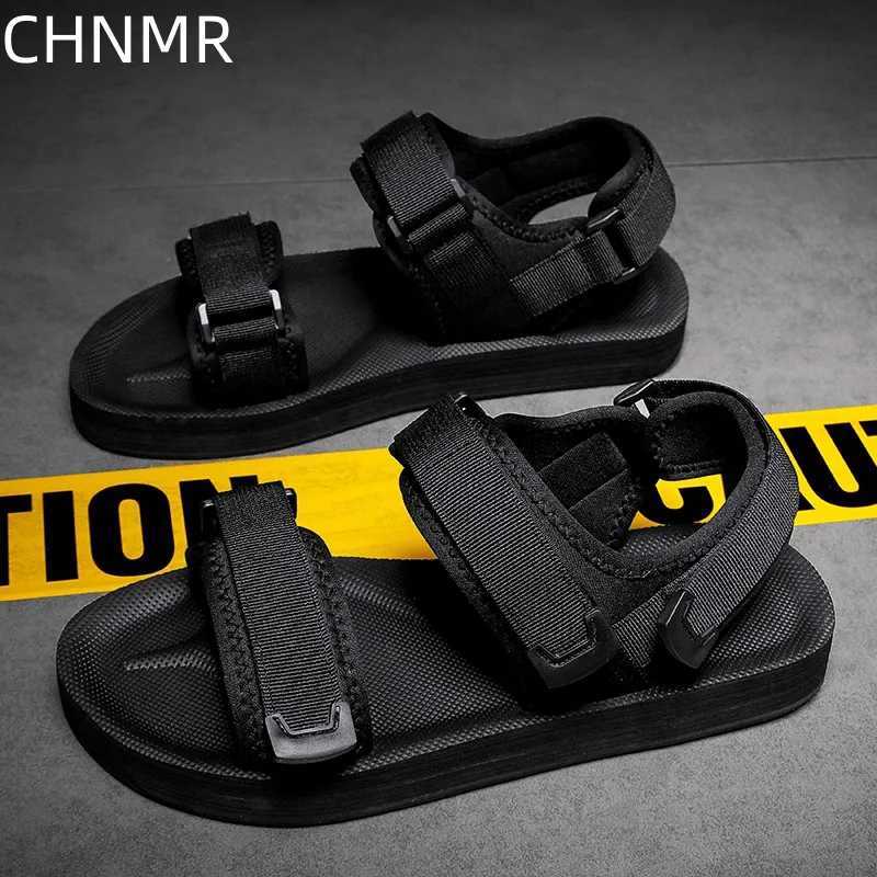 New Arrival Mens Sandals Summer Open-toed Beach Shoes Roman Shoes Fashion Trend Non-slip Outdoor Casual Thick Bottom Breathable Wading T250220