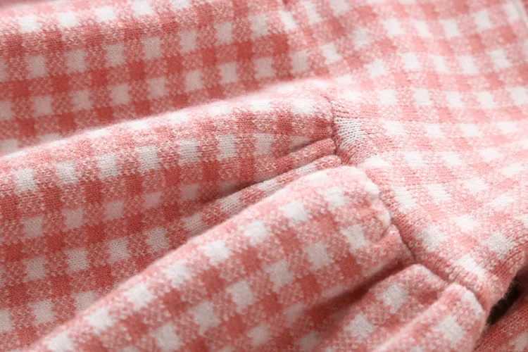 Baby girl dress warm latte knit long sleeved princess dress childrens clothing toddler clothing baby Christmas clothing X250220