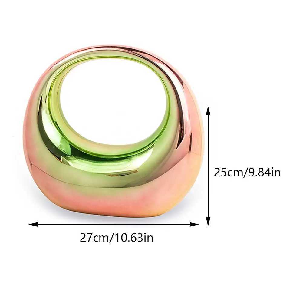 Women Girls Acrylic Evening Handbags Solid Color Half Moon Handbag Large Capacity Top Handle Bag Elegant Style Daily Commute Bag Z250220